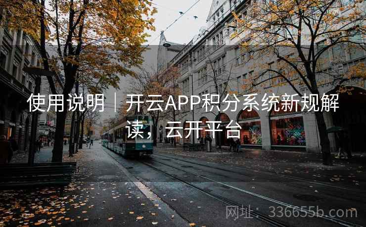 使用说明｜开云APP积分系统新规解读，云开平台  第2张