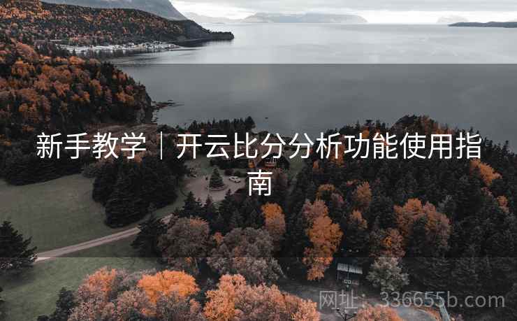 新手教学｜开云比分分析功能使用指南  第2张